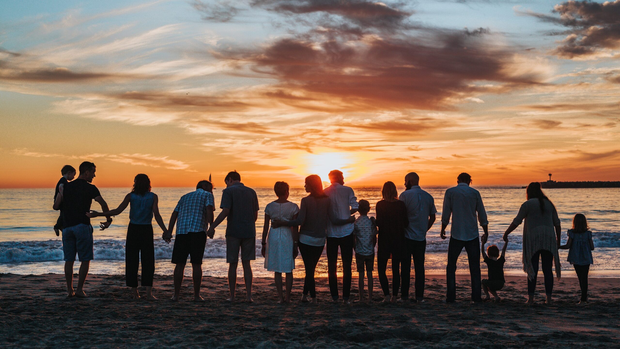 Gathering friends and family for the winter solstice.